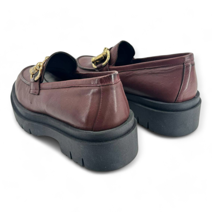 MOCASSINO DONNA IN PELLE CON MORSETTO MILU' MILANO 2