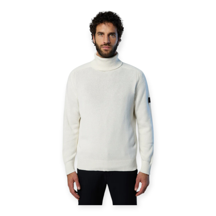 MAGLIONE DOLCEVITA A COSTE NORTH SAILS