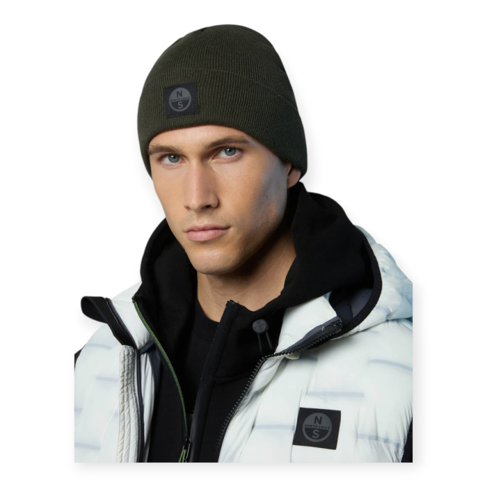BERRETTO UOMO A COSTINE CON PATCH LOGO NORTH SAILS