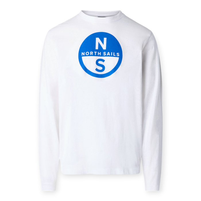 T-SHIRT A MANICHE LUNGHE E MAXI LOGO NORTH SAILS 2