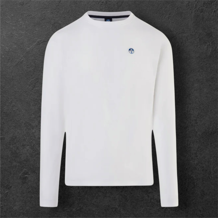 T-SHIRT UOMO MANICHE LUNGHE CON PATCH LOGO NORTH SAILS 2