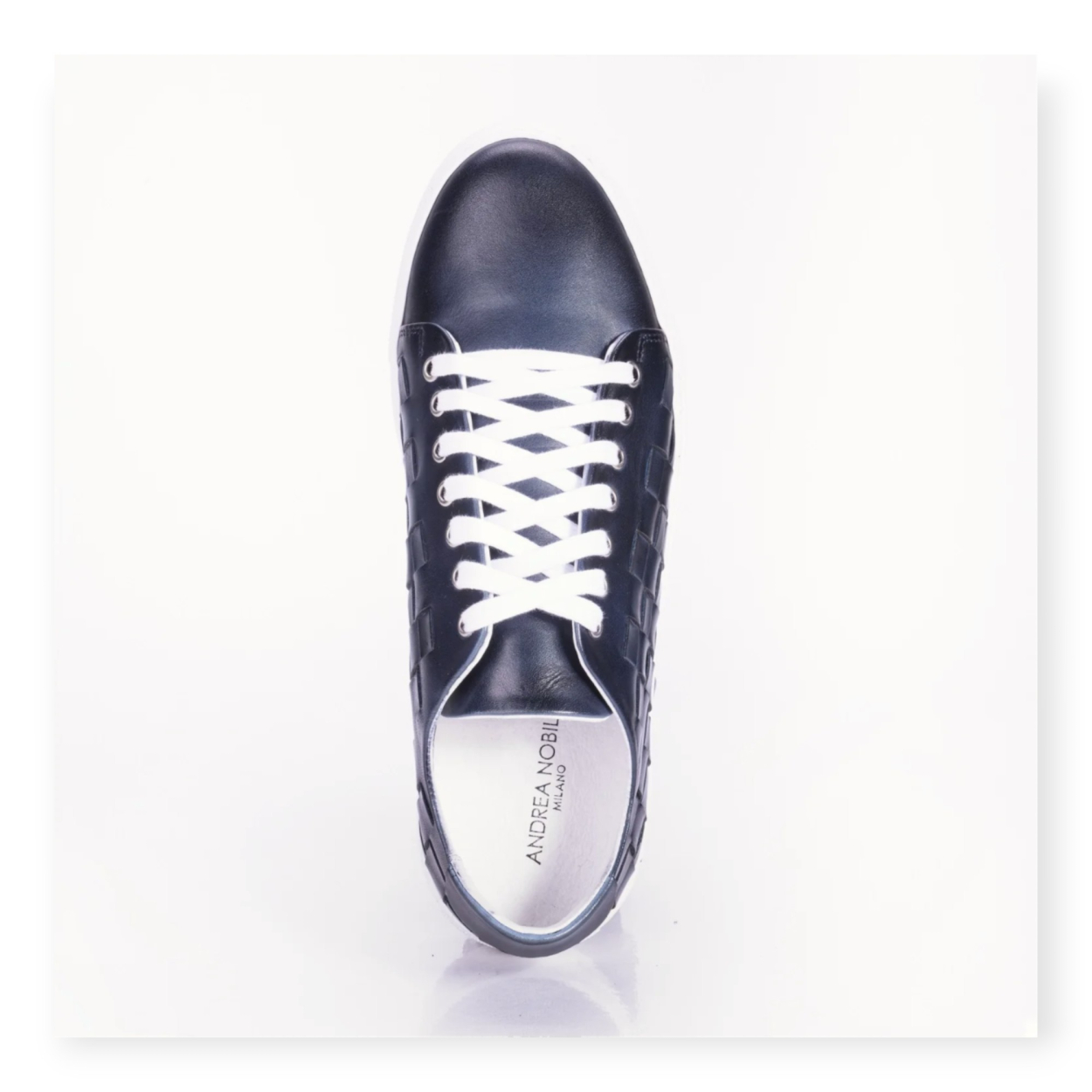 Sneakers Andrea Nobile in pelle con... Sneakers Andrea Nobile in pelle con...
