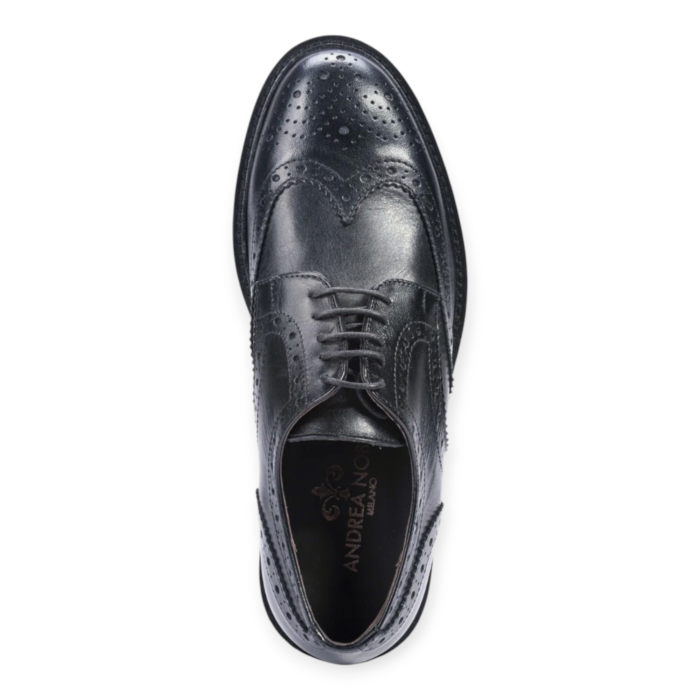 STRINGATA ANDREA NOBILE IN PELLE STILE INGLESE CON FONDO GOMMA