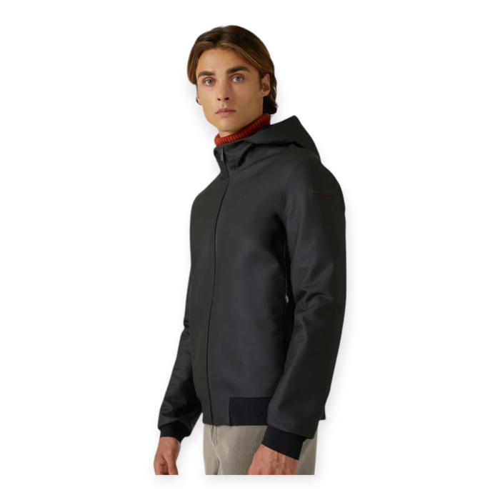 GIUBBINO RRD UOMO FLEECE RUBBER HOOD 2