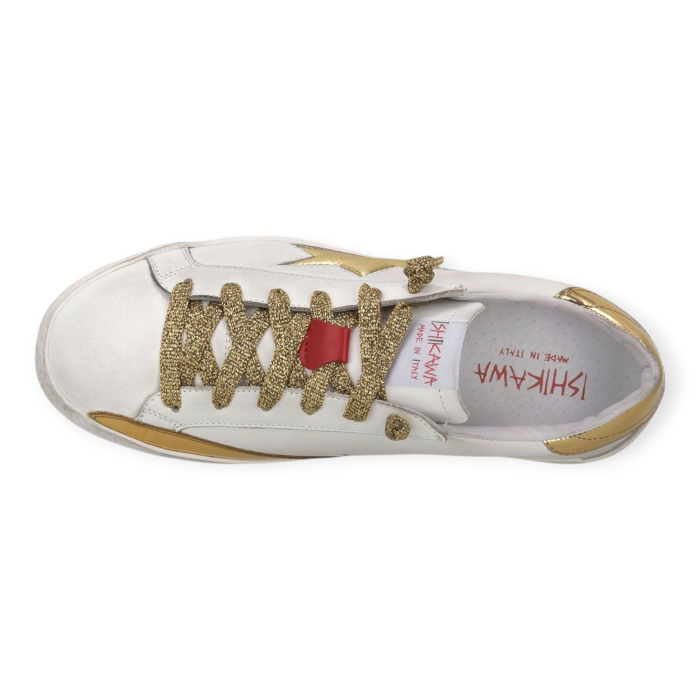 ISHIKAWA LOW IN PELLE SNEAKERS DONNA