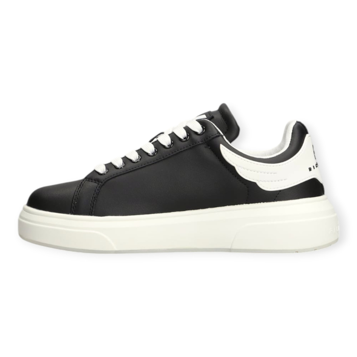 JOHN RICHMOND SNEAKERS UOMO NERO IN PELLE