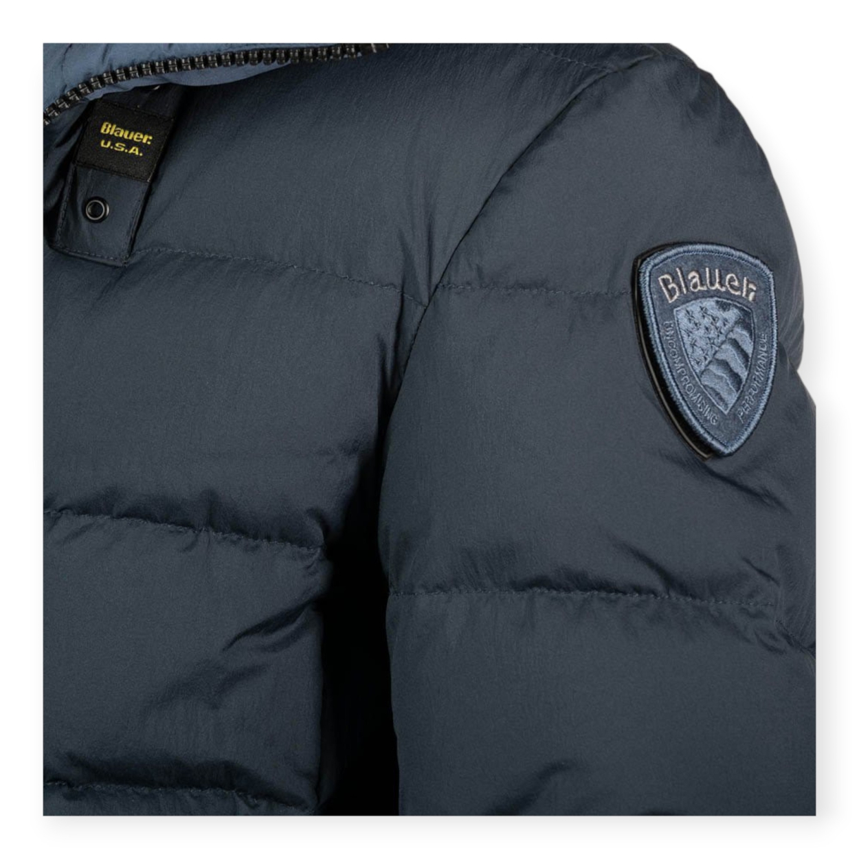 BLAUER PIUMINO BLU BICOLORE