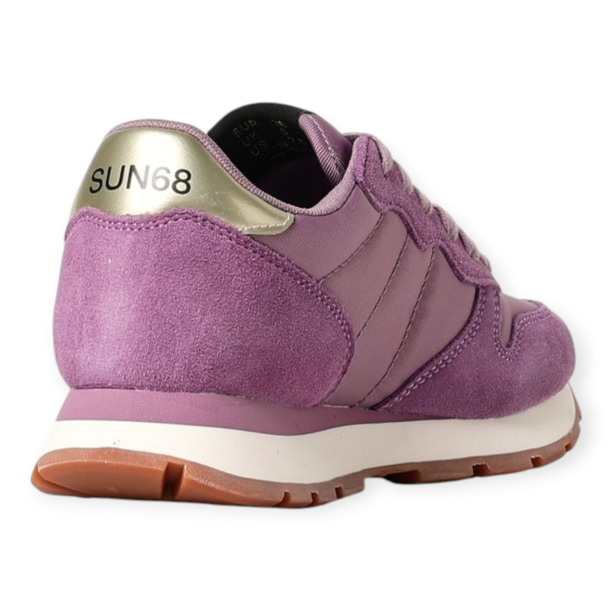 SUN 68 ALLY GOLD SILVER SNEAKERS...