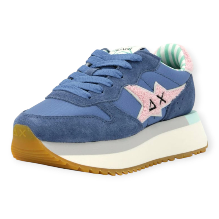 SUN 68 BIG STARGIRL SPONGE LOGO SNEAKERS DONNA OUTLET 2