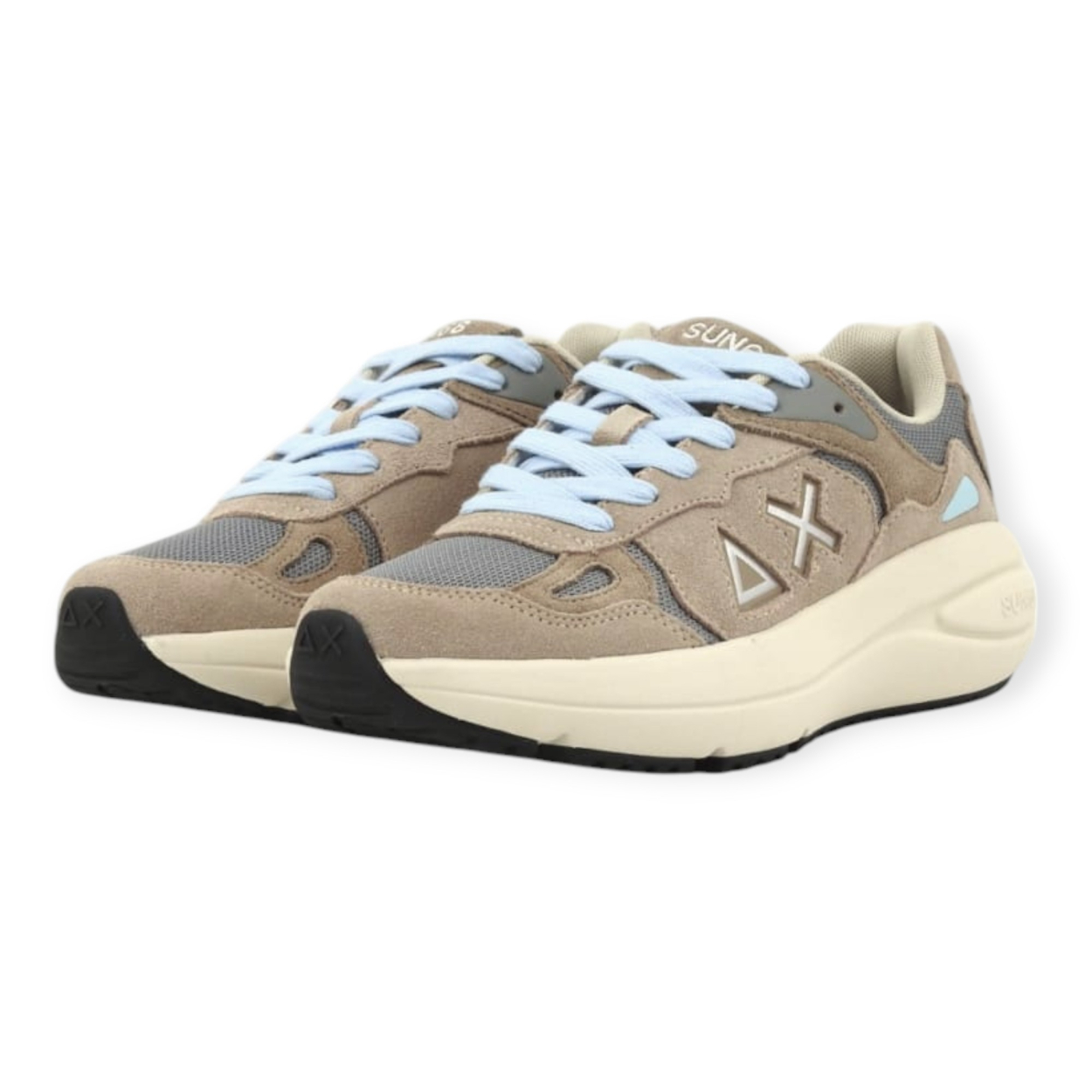 SUN 68 VENUS SUEDE SNEAKERS DONNA