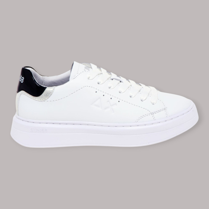 SUN 68 GRACE LEATHER SNEAKERS DONNA OUTLET