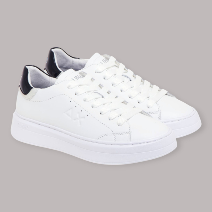 SUN 68 GRACE LEATHER SNEAKERS DONNA OUTLET