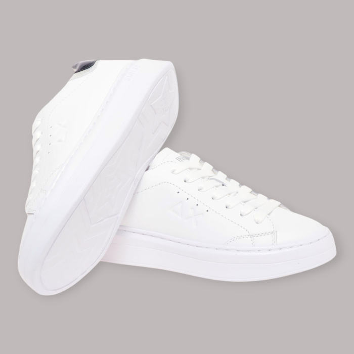 SUN 68 GRACE LEATHER SNEAKERS DONNA OUTLET