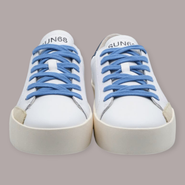 SUN 68 STREET LEATHER SNEAKERS UOMO