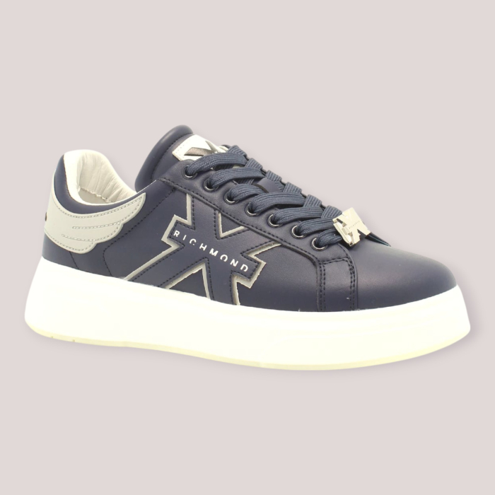 JOHN RICHMOND SNEAKERS UOMO BLU NAVY