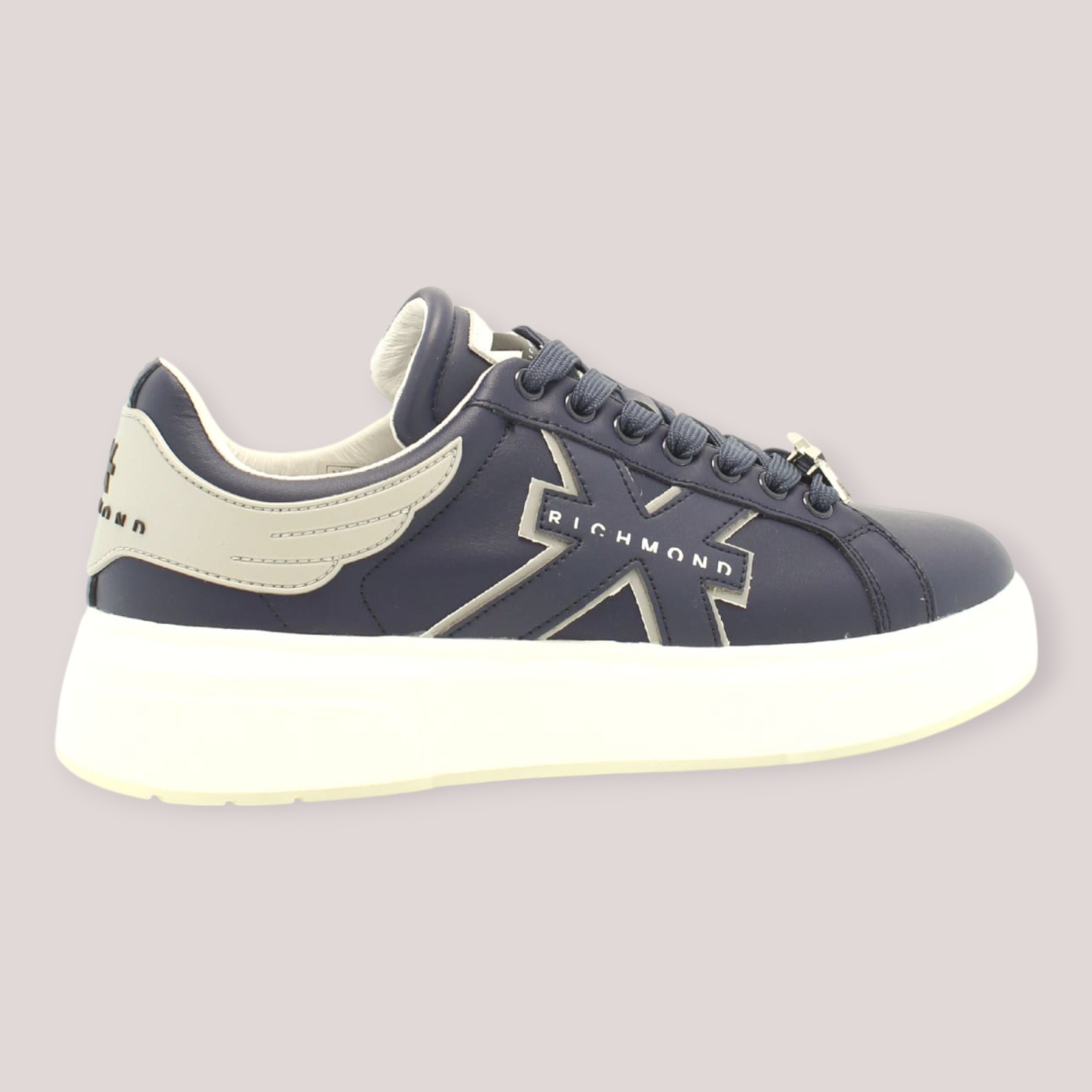 JOHN RICHMOND SNEAKERS UOMO BLU NAVY