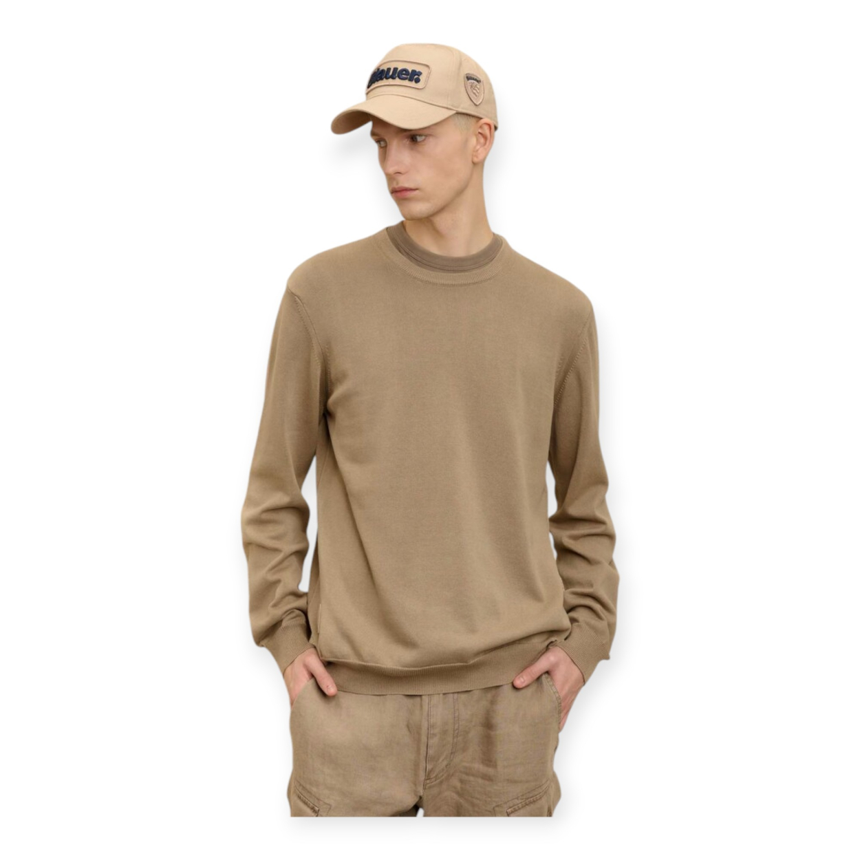 BLAUER MAGLIA GIROCOLLO UOMO MUGAR