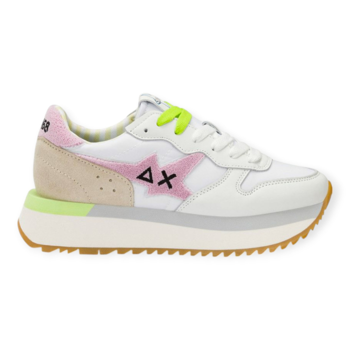 SUN 68 BIG STARGIRL SPONGEE LOGO SNEAKERS DONNA