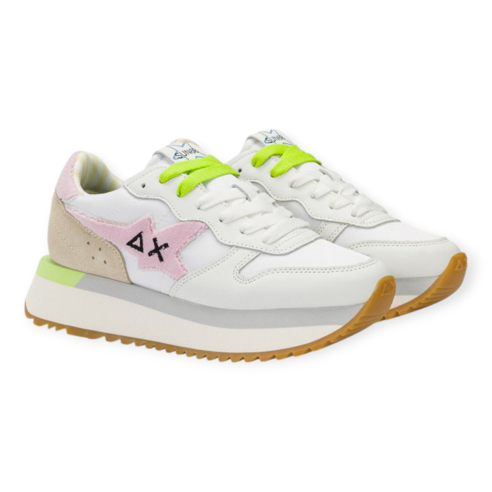 SUN 68 BIG STARGIRL SPONGEE LOGO SNEAKERS DONNA