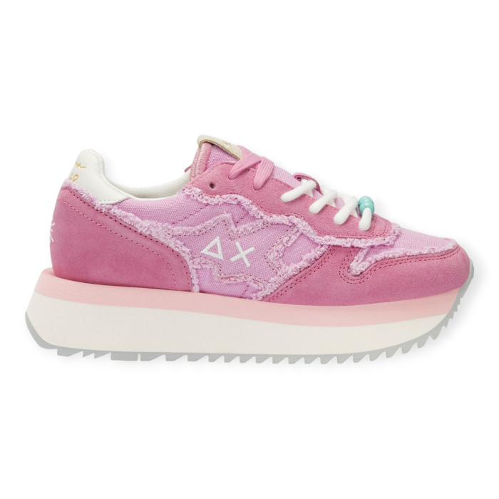SUN 68 BIG STARGIRL CANVAS SNEAKERS DONNA