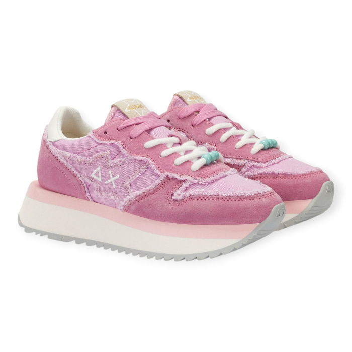 SUN 68 BIG STARGIRL CANVAS SNEAKERS DONNA