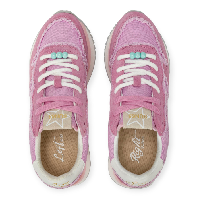 SUN 68 BIG STARGIRL CANVAS SNEAKERS DONNA