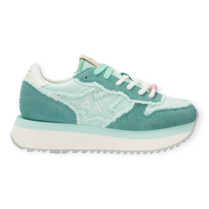 SUN 68 BIG STARGIRL CANVAS SNEAKERS DONNA