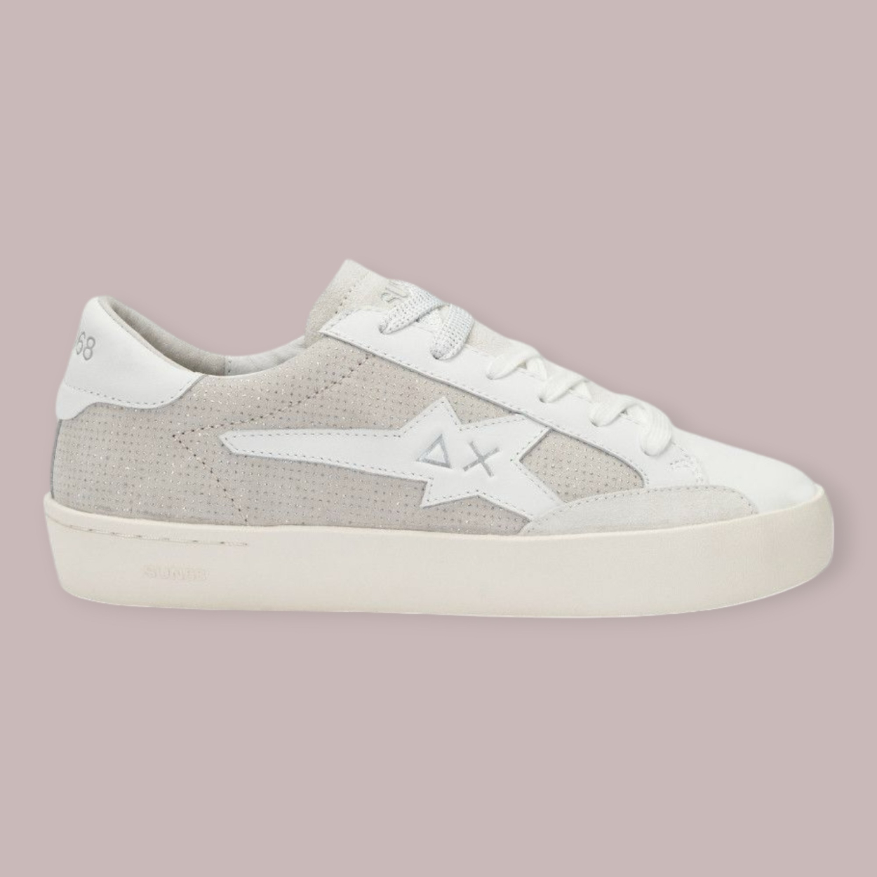 SUN 68 KATY LEATHER SNEAKERS DONNA