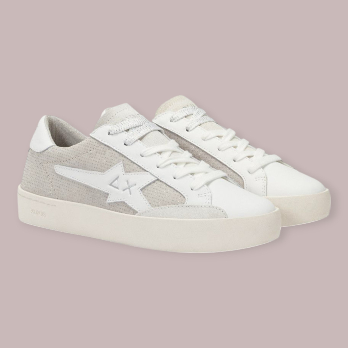 SUN 68 KATY LEATHER SNEAKERS DONNA
