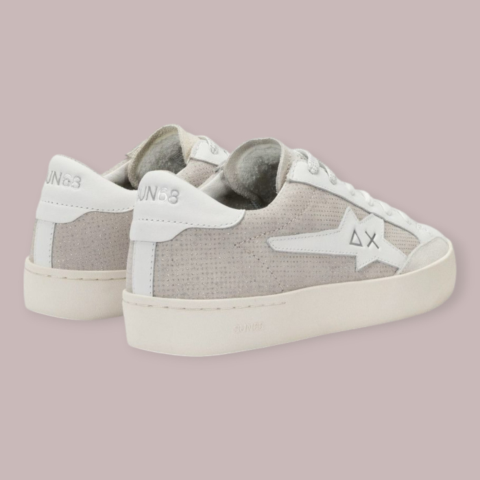 SUN 68 KATY LEATHER SNEAKERS DONNA