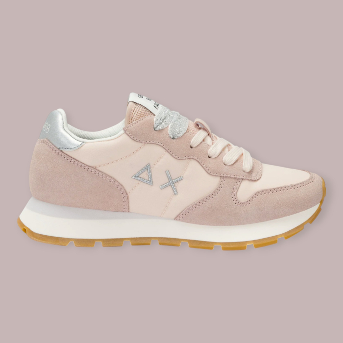 SUN 68 ALLY GOLD SILVER SNEAKERS DONNA