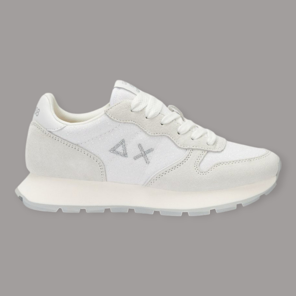 SUN 68 ALLY GLITTER TEXTILE SNEAKERS DONNA
