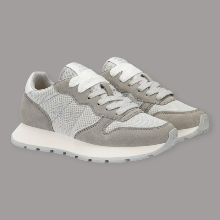 SUN 68 ALLY GLITTER TEXTILE SNEAKERS DONNA