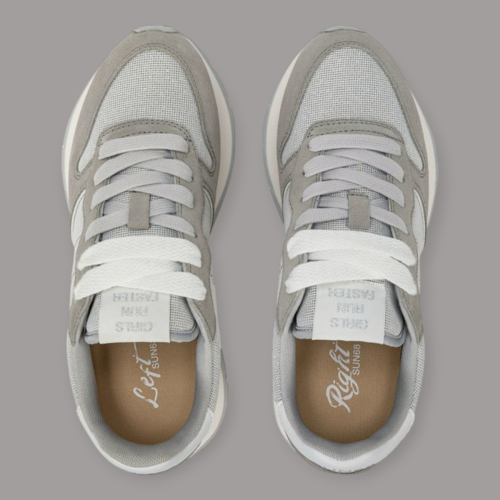 SUN 68 ALLY GLITTER TEXTILE SNEAKERS DONNA