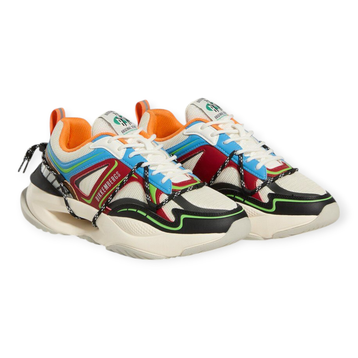 BIKKEMBERGS RUYI MULTICOLOR SNEAKERS... BIKKEMBERGS RUYI MULTICOLOR SNEAKERS...