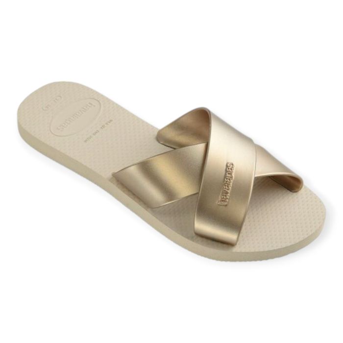 HAVAIANAS AQUA METALLIC CIABATTE DONNA 2