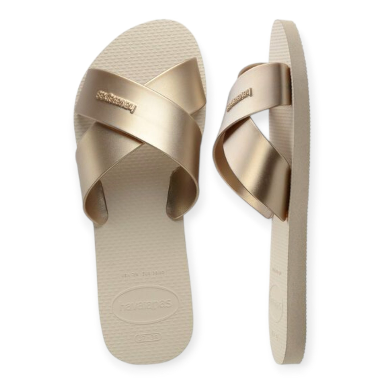 HAVAIANAS AQUA METALLIC CIABATTE DONNA