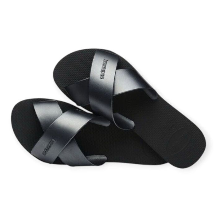 HAVAIANAS AQUA METALLIC CIABATTE DONNA