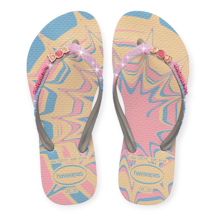 HAVAIANAS KIDS SLIM GLITTER TRENDY INFRADITO BAMBINA