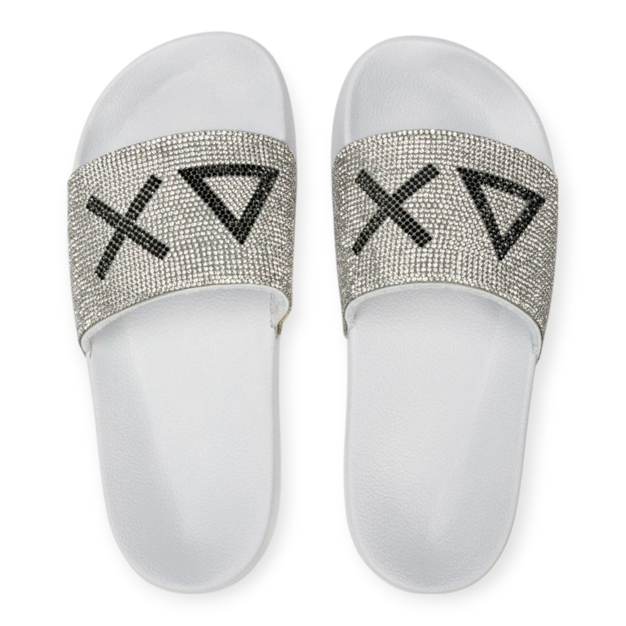 SUN 68 SLIDE IN PU CON STRASS CIABATTE DONNA