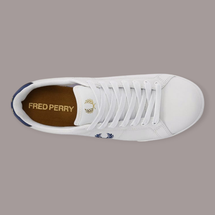 FRED PERRY B722 SNEAKERS UOMO IN PELLE