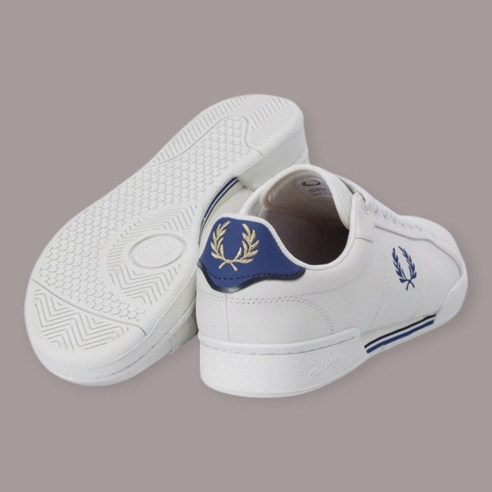 FRED PERRY B722 SNEAKERS UOMO IN PELLE