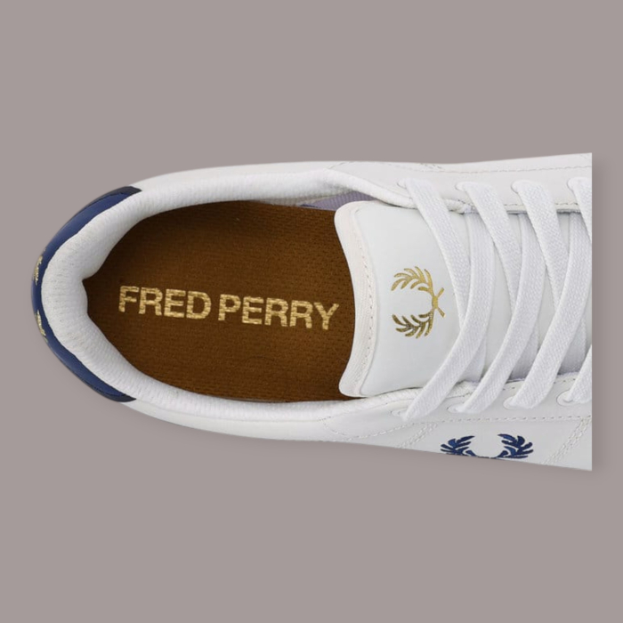 FRED PERRY B722 SNEAKERS UOMO IN PELLE