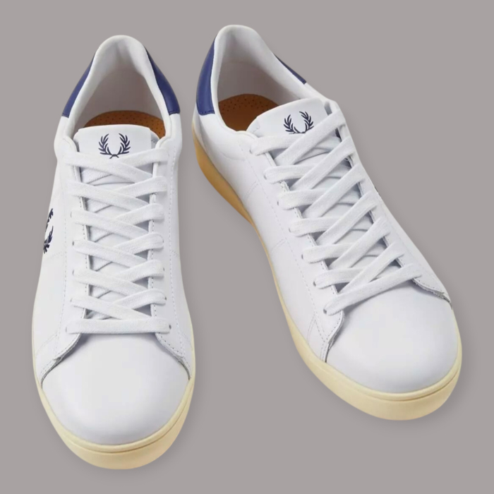 FRED PERRY B4334 SPENCER LEATHER SNEAKERS UOMO 2
