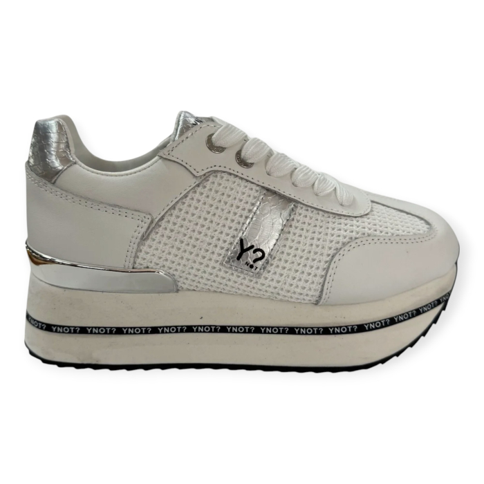YNOT MILANO PLATFORM INSERTO IN TELA SNEAKERS DONNA