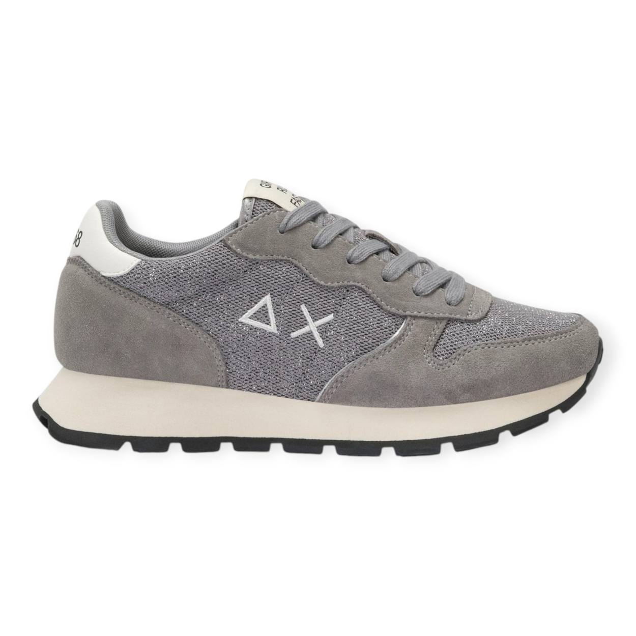 SUN 68 ALLY GLITTER TEXTILE SNEAKERS DONNA