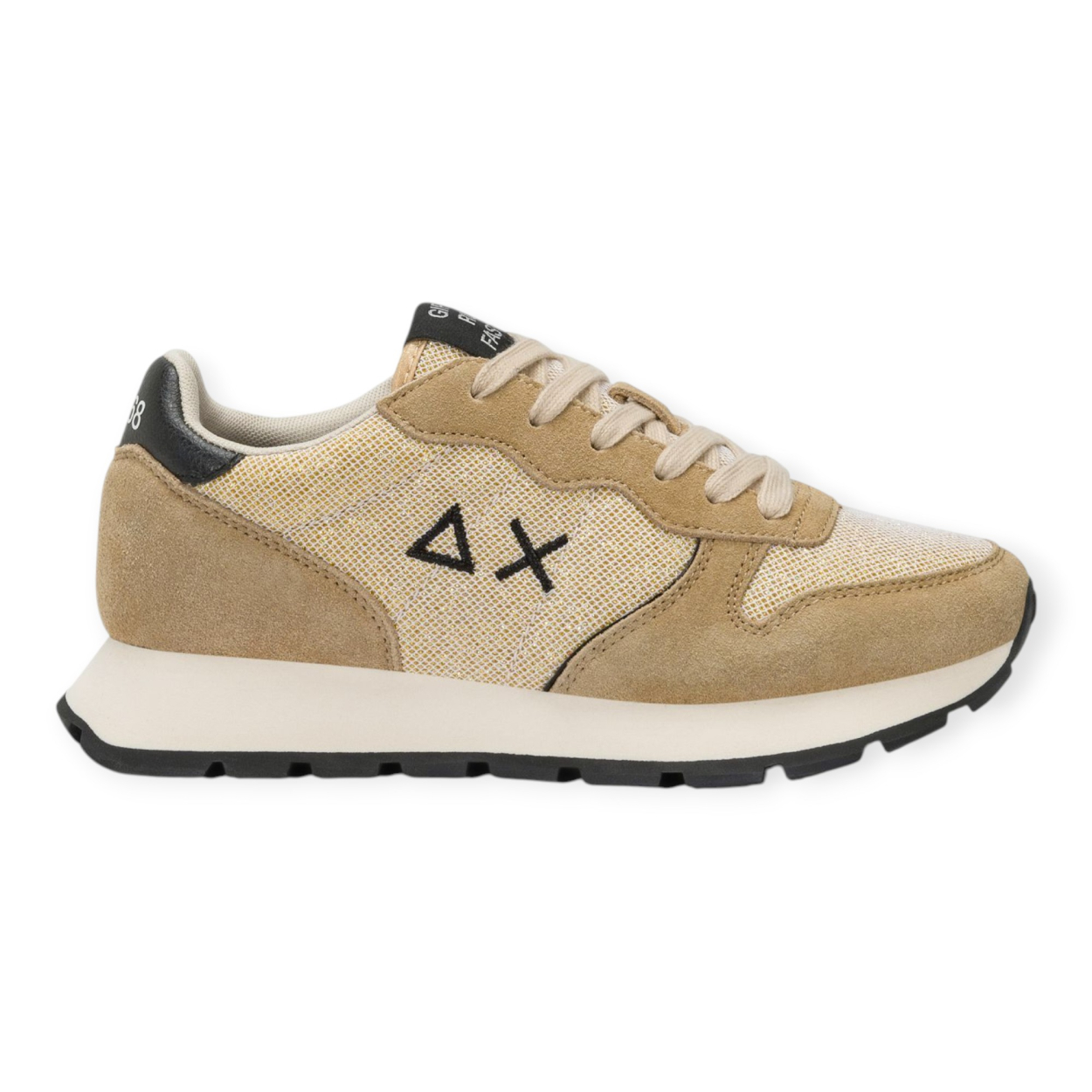 SUN 68 ALLY GLITTER TEXTILE SNEAKERS DONNA