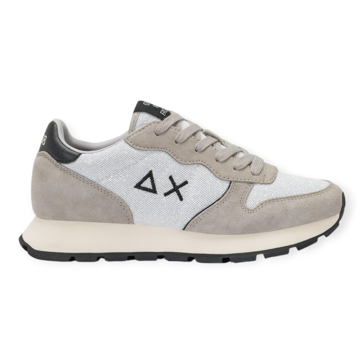 SUN 68 ALLY GLITTER TEXTILE SNEAKERS DONNA