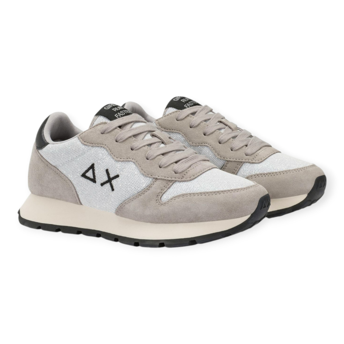 SUN 68 ALLY GLITTER TEXTILE SNEAKERS DONNA 2