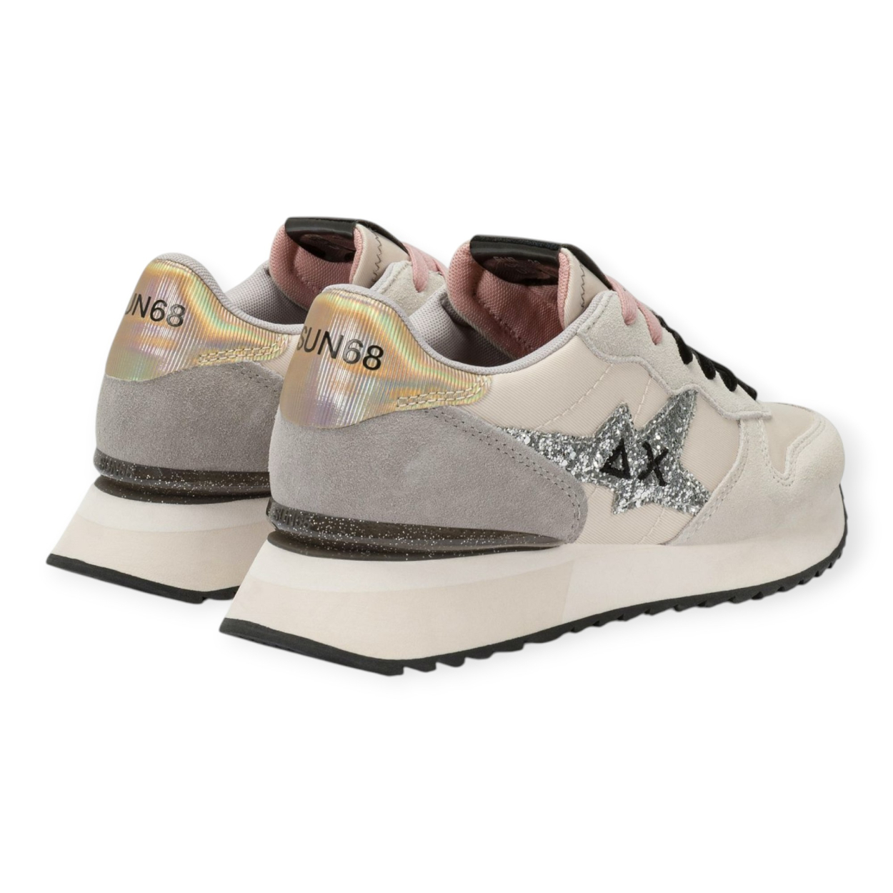 SUN 68 STARGIRL GLITTER LOGO SNEAKERS... SUN 68 STARGIRL GLITTER LOGO SNEAKERS...